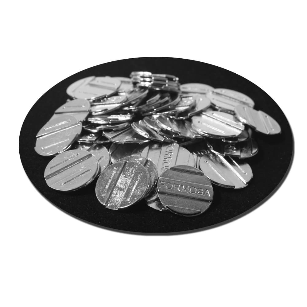 100 Fichas Para Mesa De Sinuca Bilhar Pebolim Totó Favorito