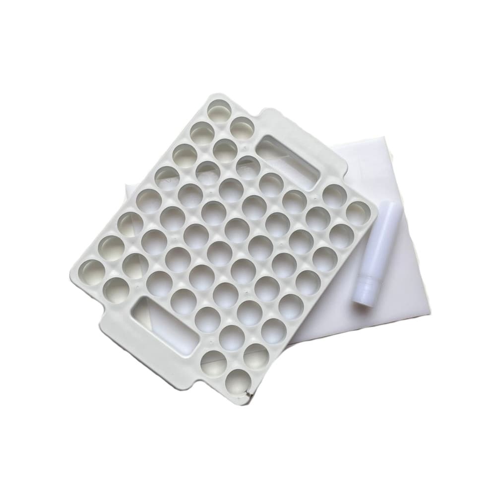 Placa Porcionadora 13g Brigadeiros - 50 Cavidades Caparroz (POLIETILENO) 3PÇS 28cmx21cmx2cm