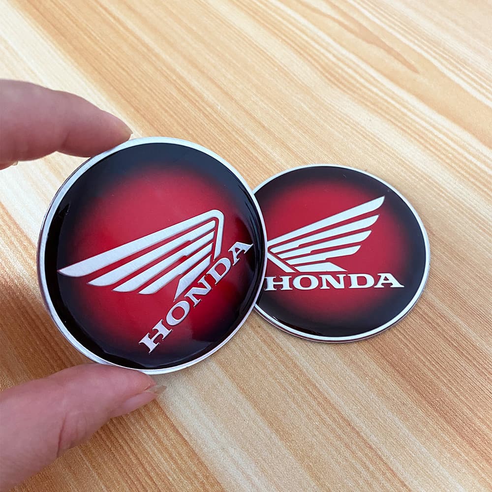 1 Par De Ofertas De Logotipo 3D ABS Honda Para CBR600RR 1000RR Adesivo De Tanque De Combustível CBR Wing Rotulagem Emble