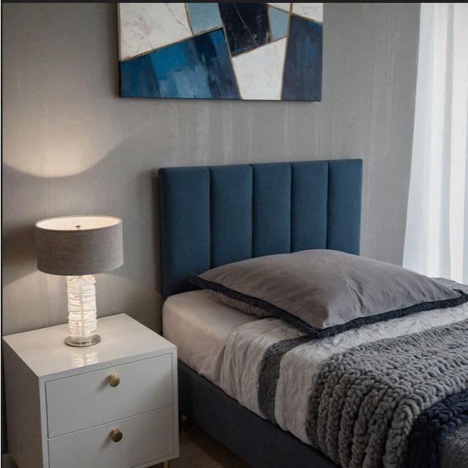 Kit 5 Cabeceiras Estofada 45x20 cm  Modular Cama Solteiro Decoração Quarto-Envio Imediato