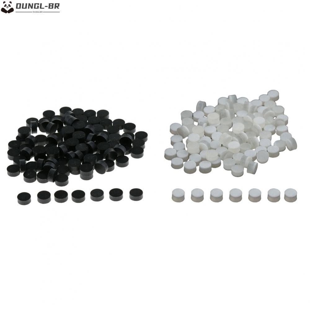 100 Pontos De Dedo Em Acrílico Preto Fretboard Marcadores Inlay ABS Material Superior