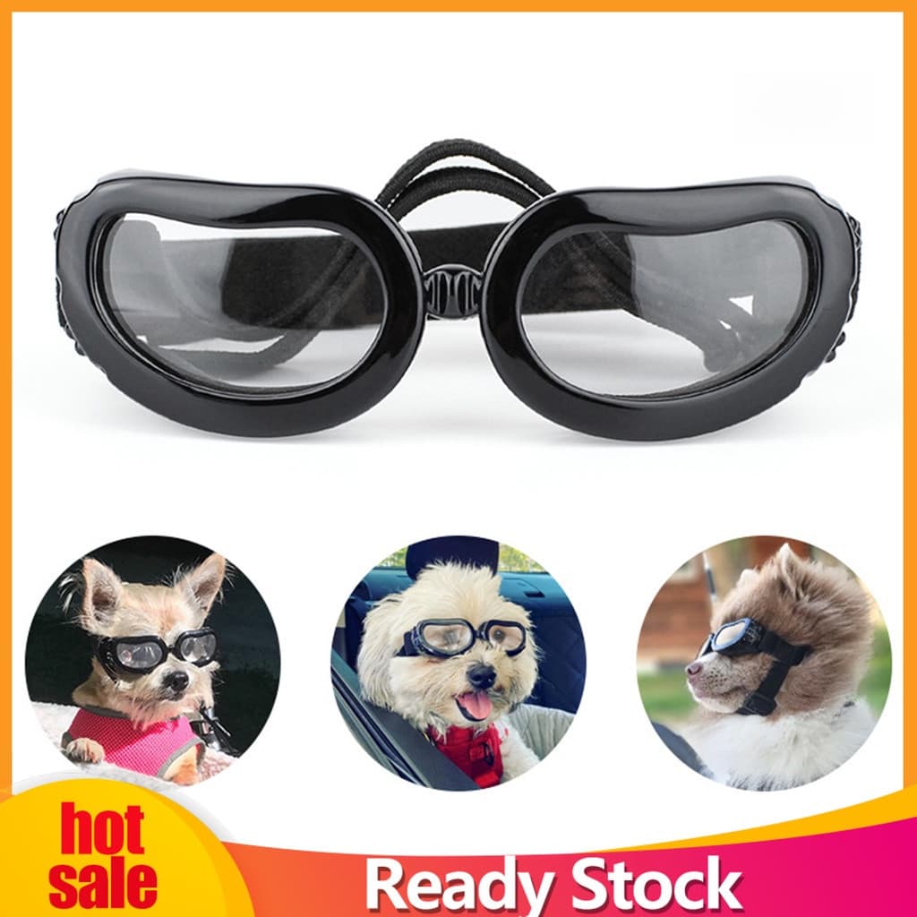 Pet Óculos De Sol Clear Vision Proteção UV Ajustável Cat Eyes Dog Eyewear Suprimentos