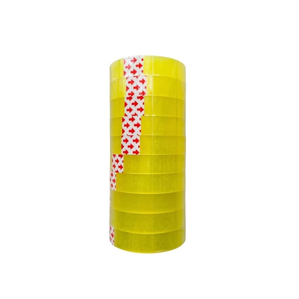 Fita Adesiva Transparente Durex 12mm x 35m C/10 Rolos