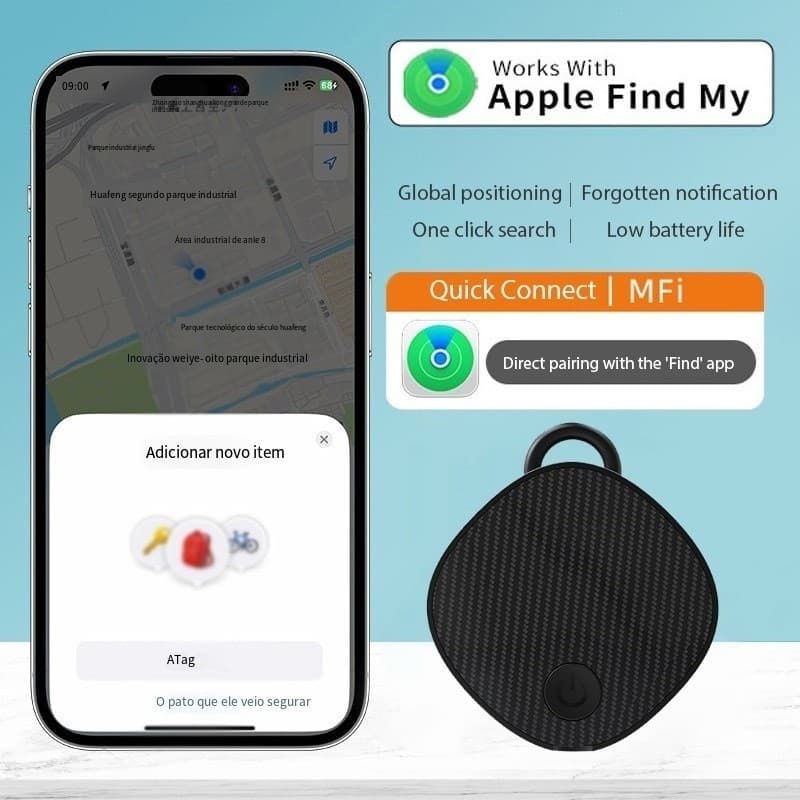 GPS Pet Positioning Tag Tracker Kids Luggage Key Finder Dispositivo Rastreamento Inteligente Localizador Dedicado Find