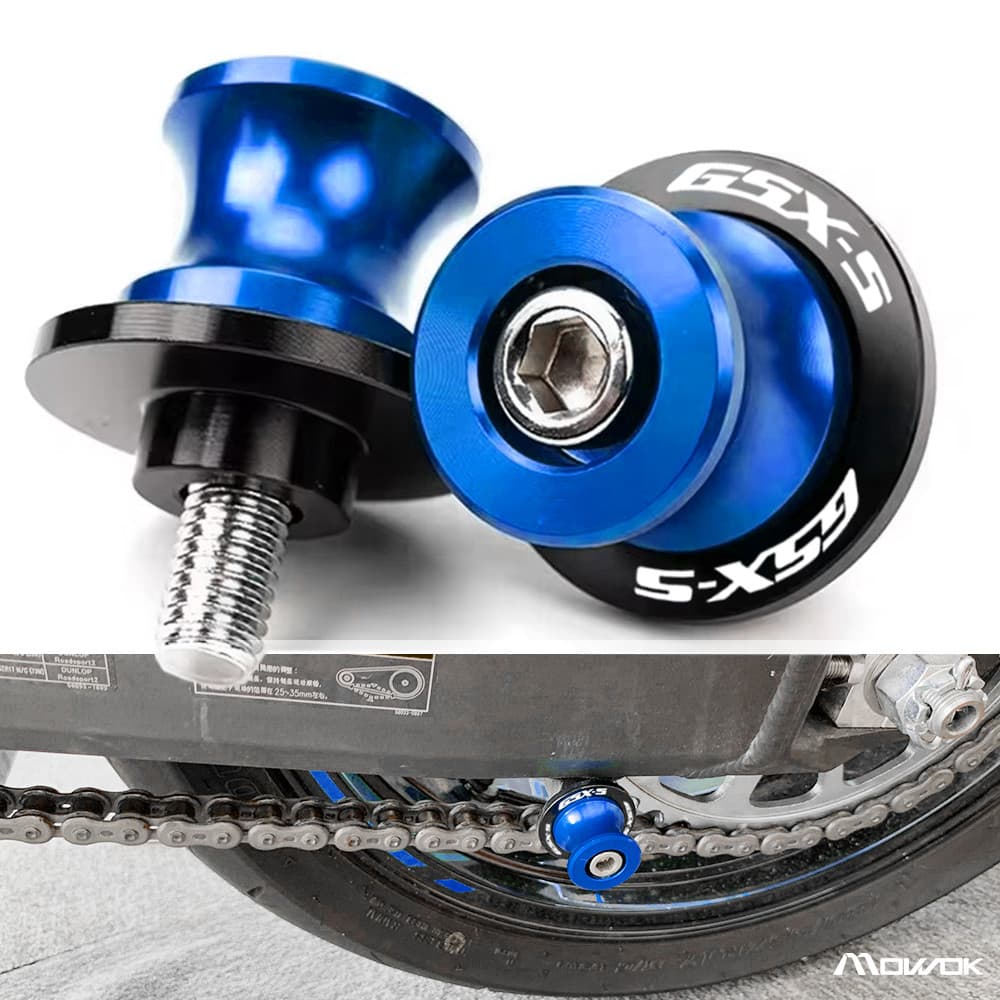 Para SUZUKI GSX-S 750 1000/gt 950 S750 S1000 S1000GT S950 Motocicleta M8 Braço Oscilante Slider Suporte Parafusos GSXS