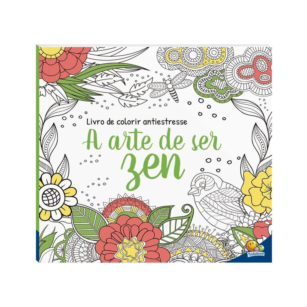 Livro Arteterapia A Arte de Ficar Zen | Colorir Antiestresse | 48 páginas | Envio Imediato!;