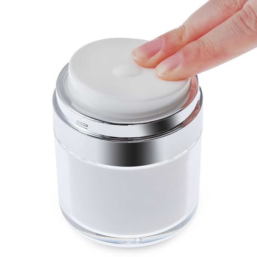 Frasco De Creme Gel Acrílico Pump Vazio Pressao Válvula Pote Unha Airless