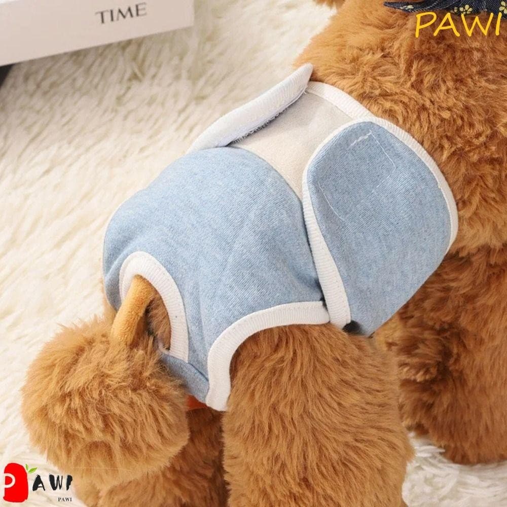 Calças De Segurança Fisiológicas Para Gatos De Estimação PAWI , Sanitárias Laváveis Cães Femininos , Algodão