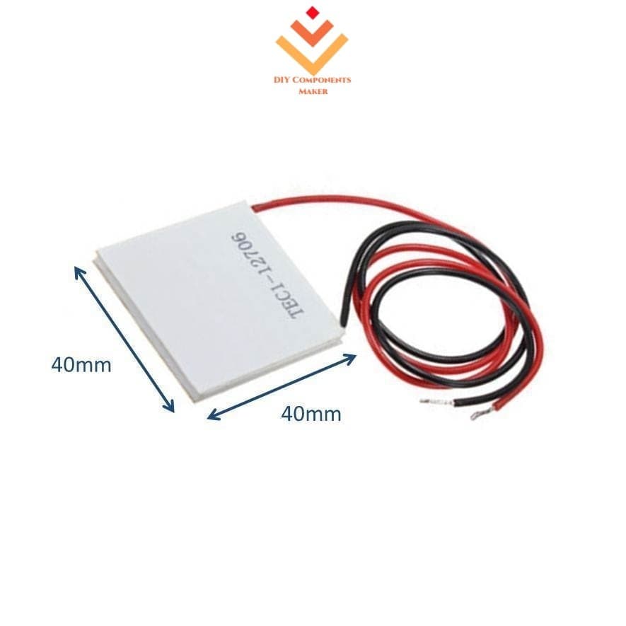 TEC1-12706 Módulo De Resfriamento Termoelétrico De Placas Peltier 12V 60W , Dissipador De Calor