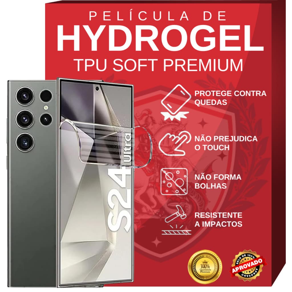 3 Películas De Hidrogel Para Samsung Galaxy Todos Modelos Linha A S M Ultra Note Plus Fe S25 S24 S23 S22 S21 S20 S10 S9