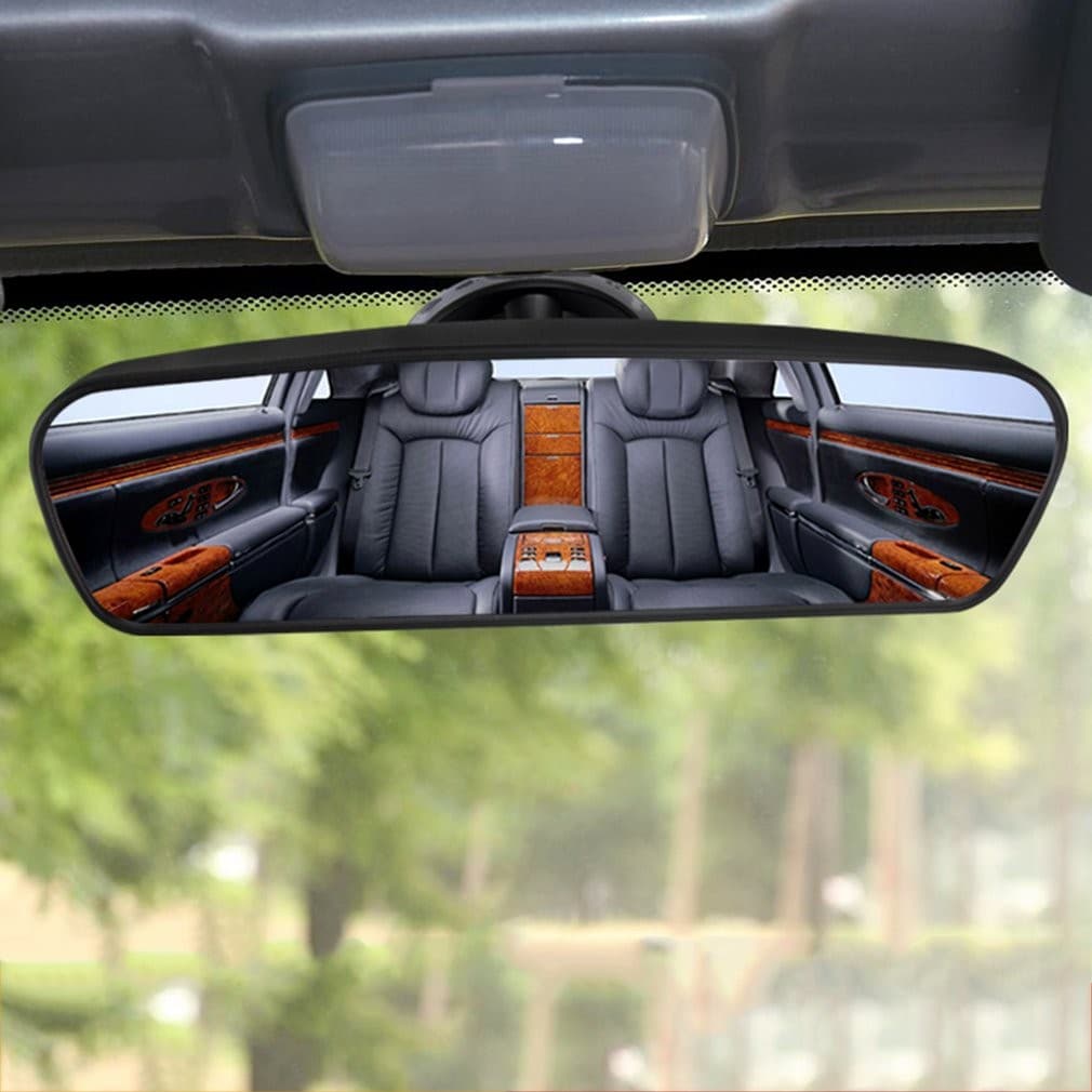 Espelho Retrovisor Interior Universal Traseiro Do Carro 360 ° Gira Grande Angular Com Ventosa Ajustável