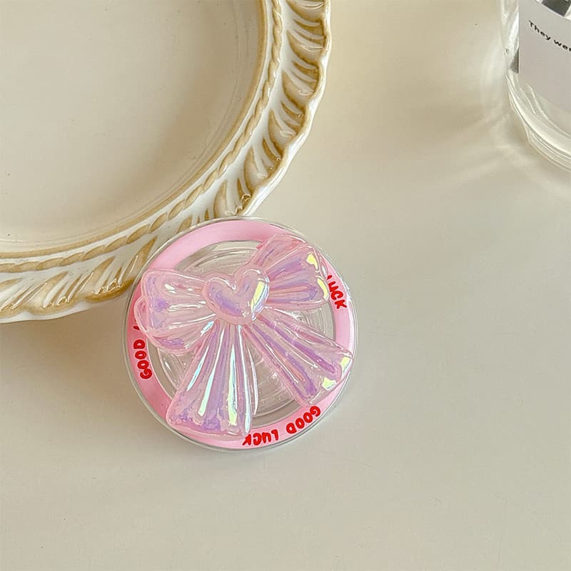 3d Arco Cor Redonda Suporte De Telefone Magnético Para IPhone 16 15 14 13 12 Pro Max 14 Plus Dobrável Pop Anel Aperto Me