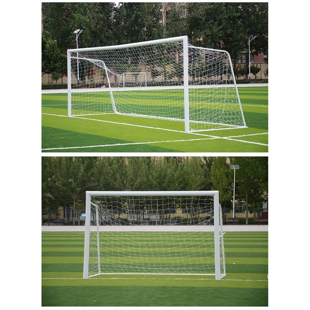 Par de Rede para Trave de Gol Futsal Fio 4mm Nylon Futebol de Salão