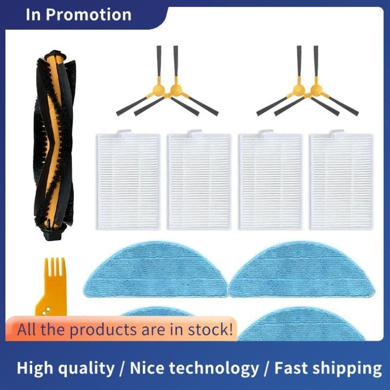Para Peças De Reposição Kabum Smart 500/700 Acessórios Escova Lateral Principal Pano De Esfregão Com Filtro Hepa