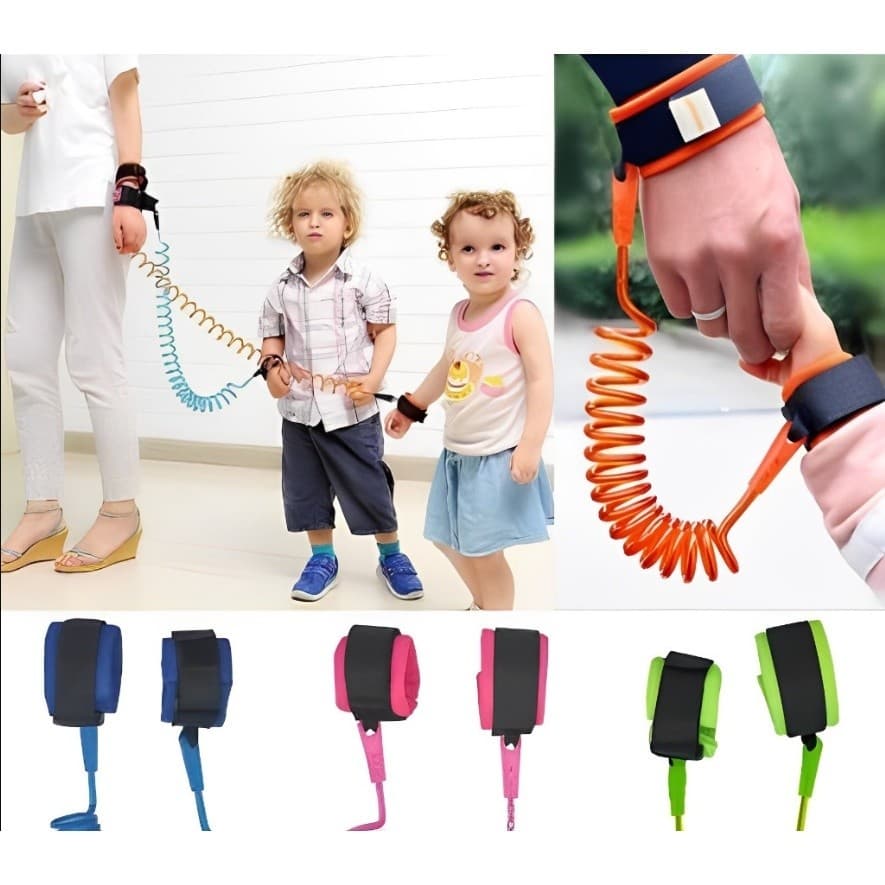 Pulseira Guia Para Criança Infantil Passeio Seguro Anti-Perda Segurança Até 10 Anos