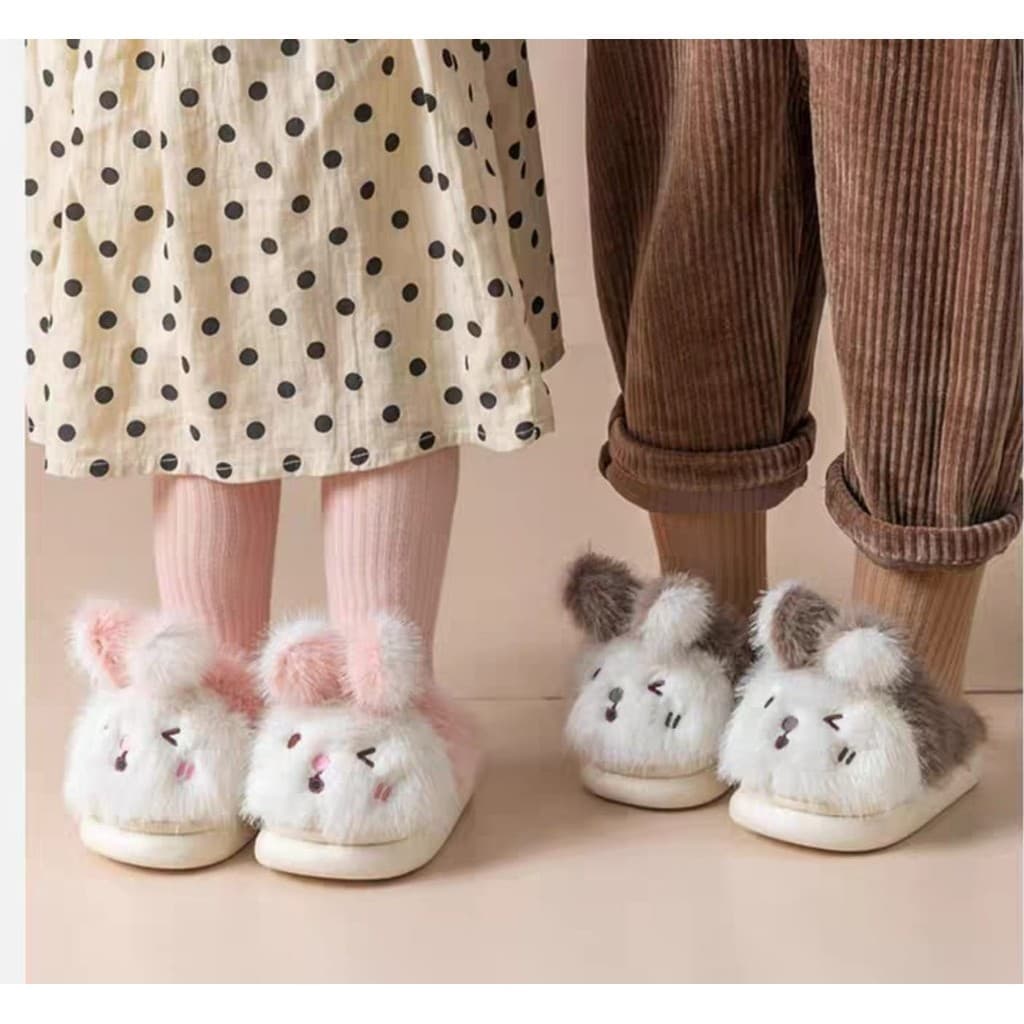 Pantufa Infantil Coelho Peluciada Inverno Quentinho Conforto