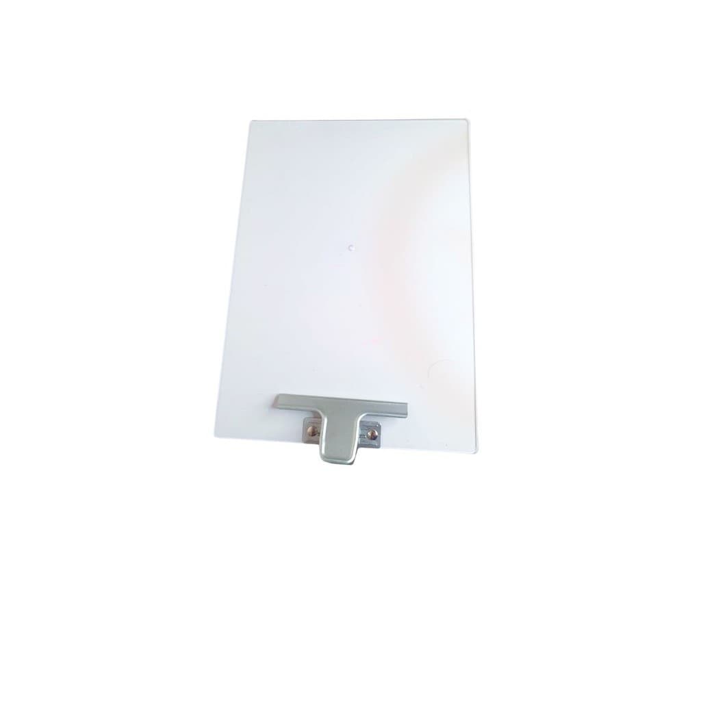 Prancheta Acrilica A4 Pegador Aço Reforçado Fume  Cristal 