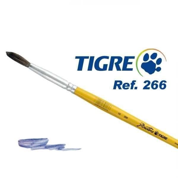 Pincel Tigre 266 - Redondo Pelo de Pônei