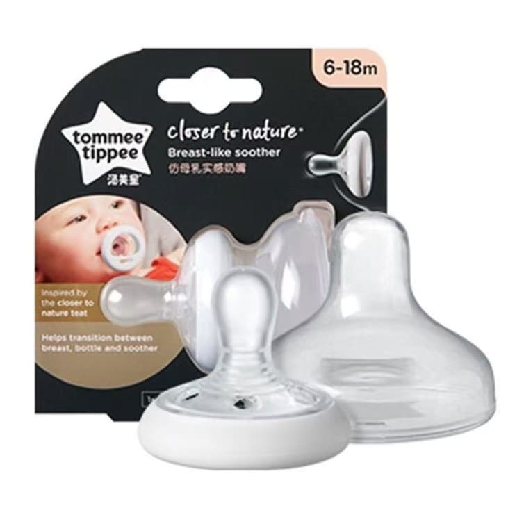 Tommee Tippee Closer To Nature Chupeta Tipo Peito De Bebê 100 % Silicone Com Estojo De Higiene