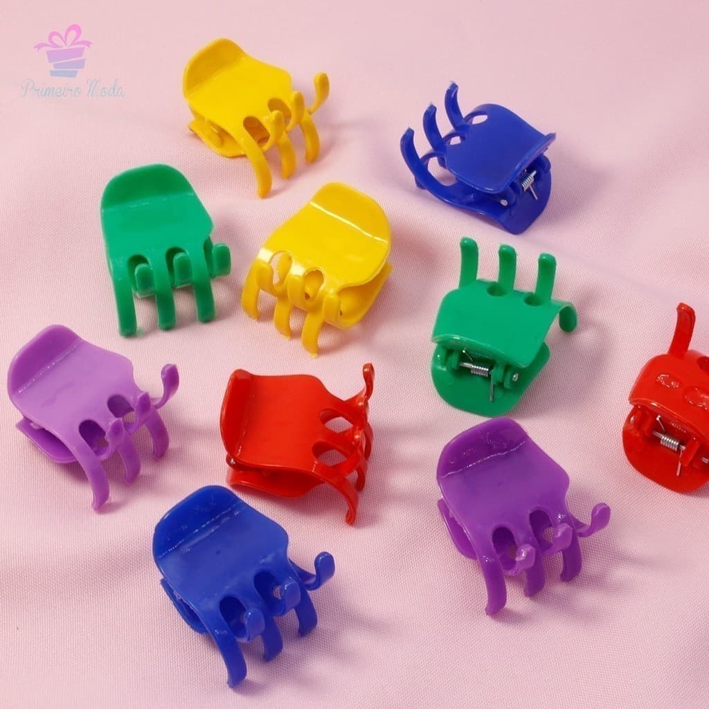 Kit Com 12 Piranhas Para Prender Cabelo Piranha Tridente Media