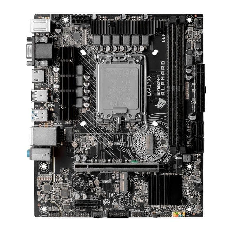 Placa Mae Pichau Alphard B760M-T, DDR4, LGA 1700, M-ATX, Chipset Intel B760, PCH-ALPB760MDDR4-T