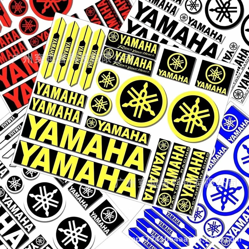 Adesivo de motocicleta com logo YAMAHA MT 09 R1 R3 R6 NMAX TMAX XMAX TENERE 700 JOG