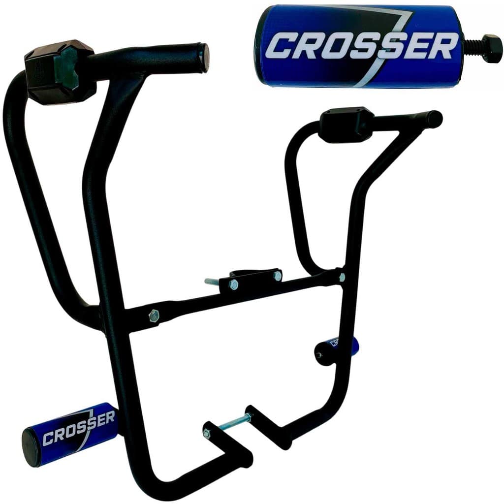 Crosser 150 Modelo 2024 Protetor Carenagem Motor Tanque Azul Mata Cachorro com Pedal Slider Moto