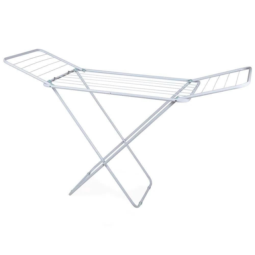 Varal de Chão 1,44M X 49CM X 89CM Branco Com Abas Slim 6105 MOR