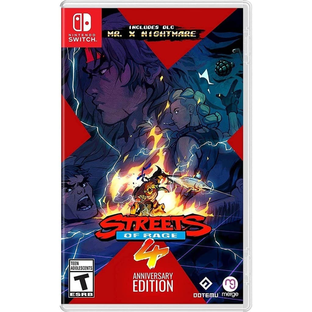 Streets of Rage 4 Anniversary Edition Switch Midia Fisica