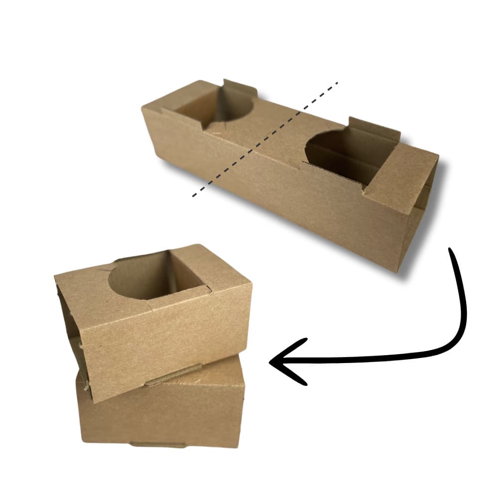 Kit 200 porta copos para delivery 100 unidades divisíveis refrigerante suco café viagem entregas NF