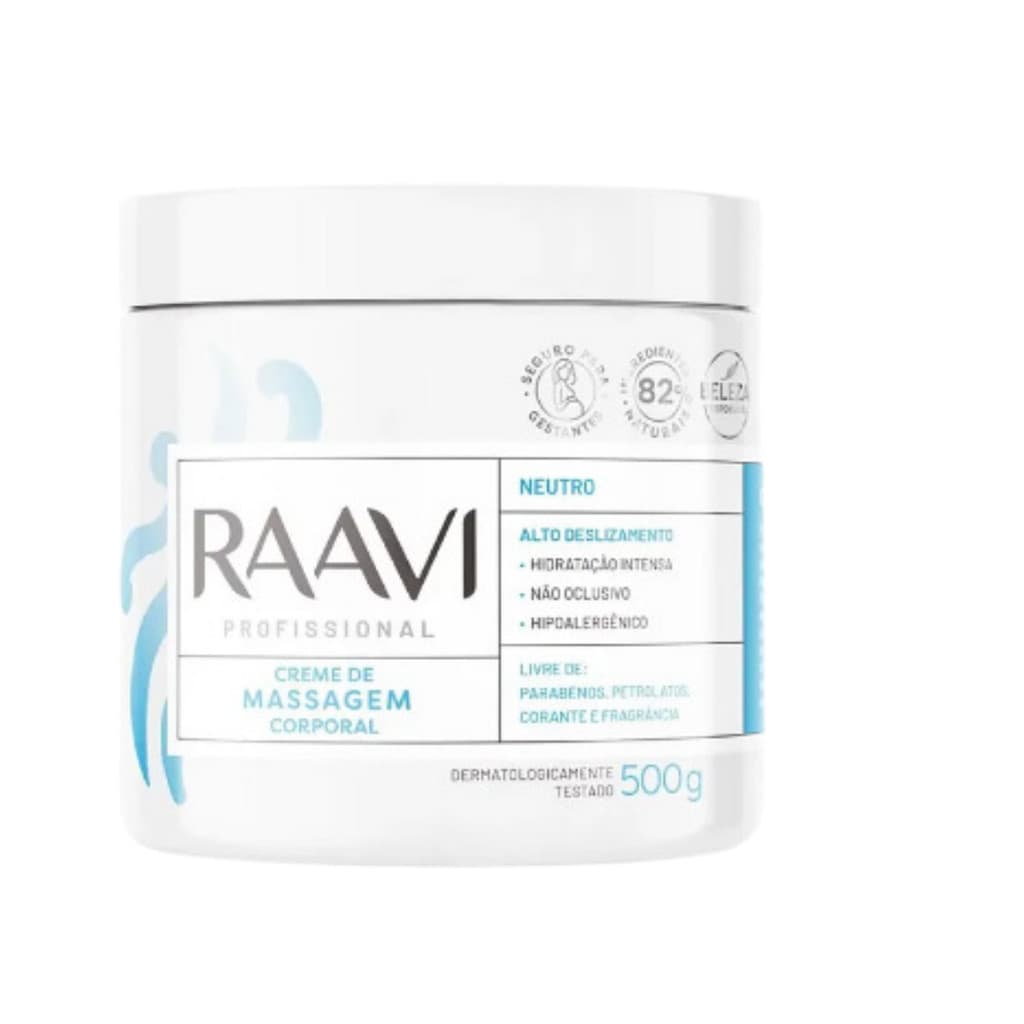 Creme De Massagem Raavi Neutro 500g