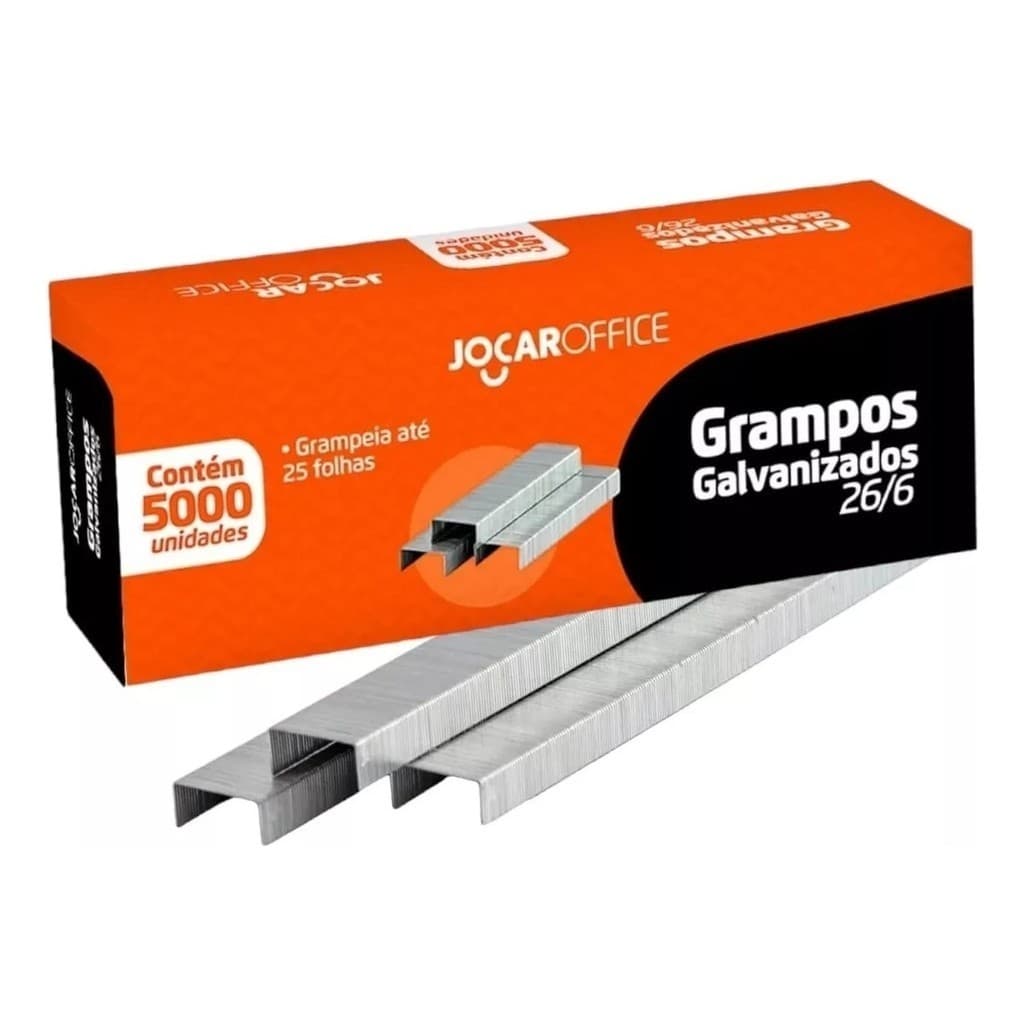Grampos 26/6 Galvanizados Para Grampeador  - Leonora
