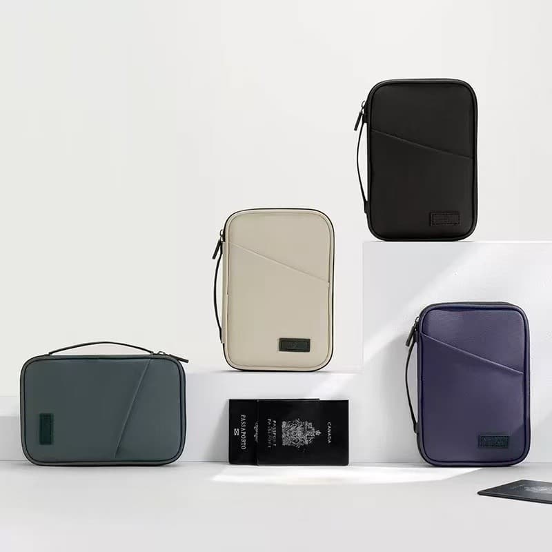 Estojo carteira case porta passaporte bolsa cartão id viajem alta qualidade