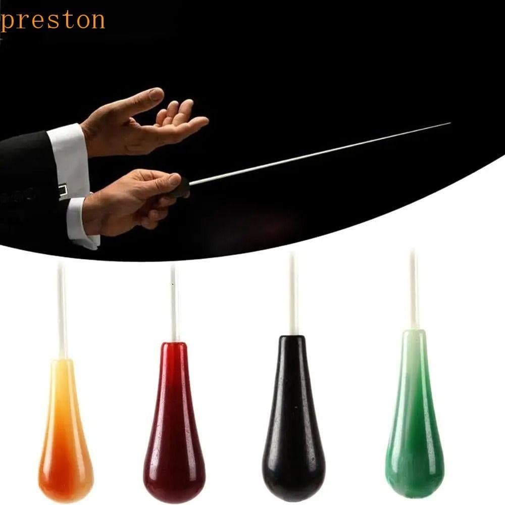 PRESTON Baton Maestro , Bastão De Ritmo Liso , Performances Conduzindo Concerto Musical Em Forma De Pêra De 38cm