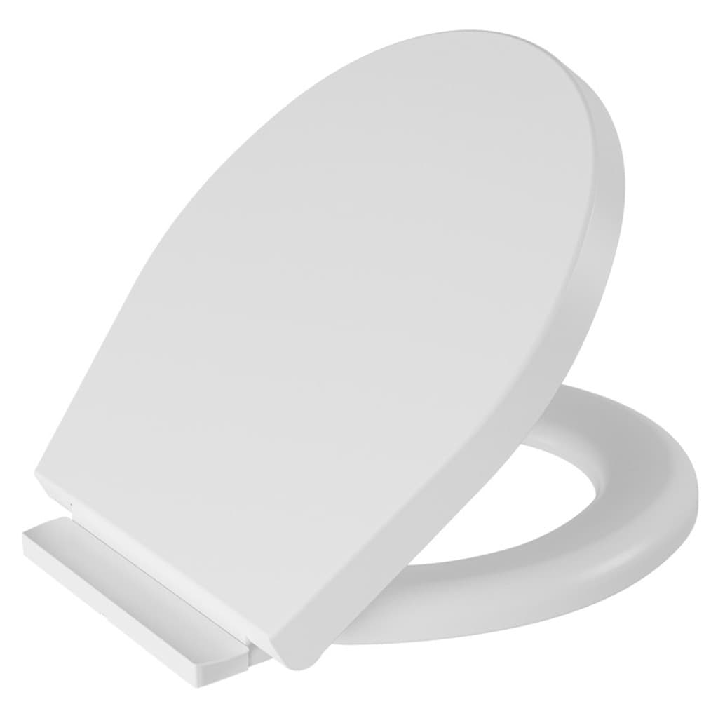 Assento Sanitário Oval Click Almofadado Fechamento Suave Soft Close Fácil Remoção ASTRA