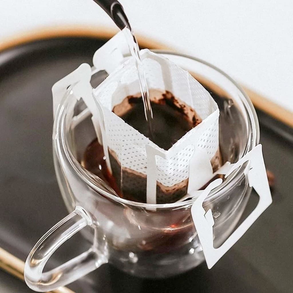 Filtro de Café Portátil  Saco Filtrante Coador Pequeno Mini Coador Envelope