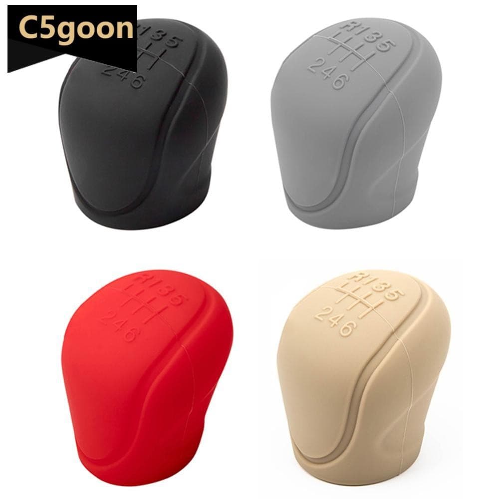 C5GOON Universal 6 Velocidades Carro Silicone Botão De Mudança De Engrenagem Capa Antiderrapante Alça Capas Protetoras A