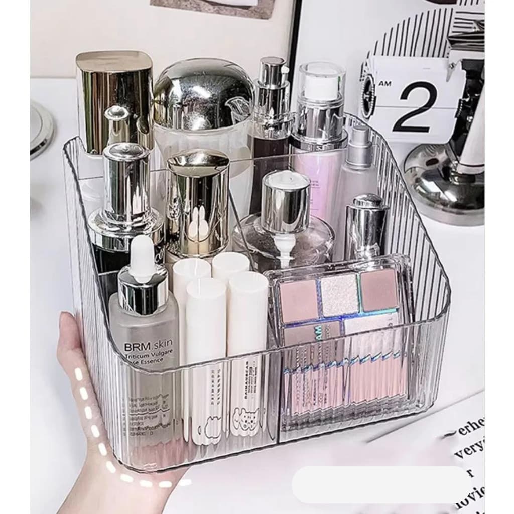 Porta Maquiagem Organizador Multiuso De Acrílico Transparente Batom Cosméticos Make