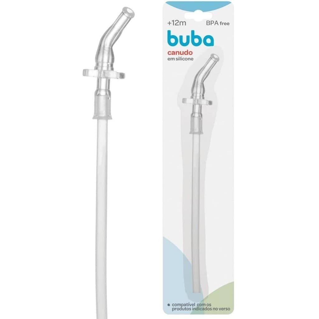 Canudo Refil Repositor Em Silicone 12123 Buba