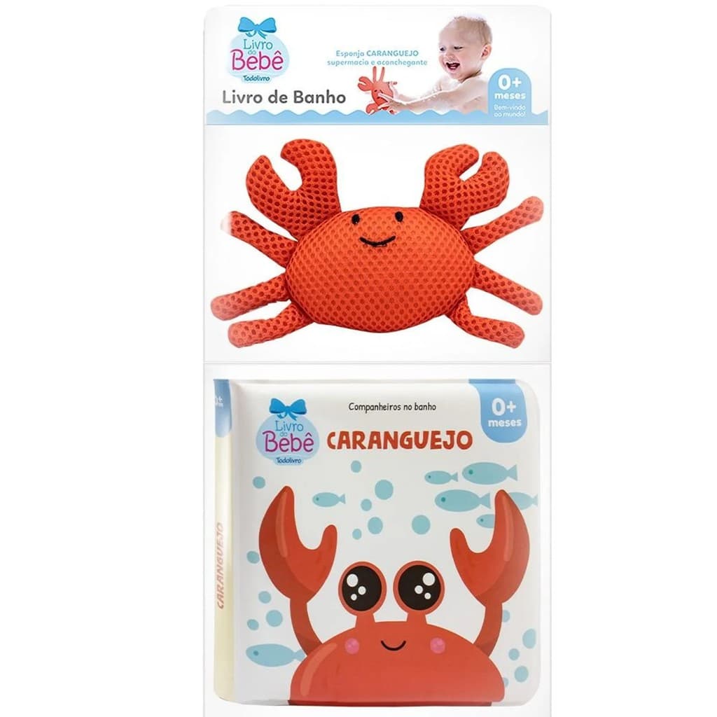 Livro Companheiros No Banho: Caranguejo Todo Livro