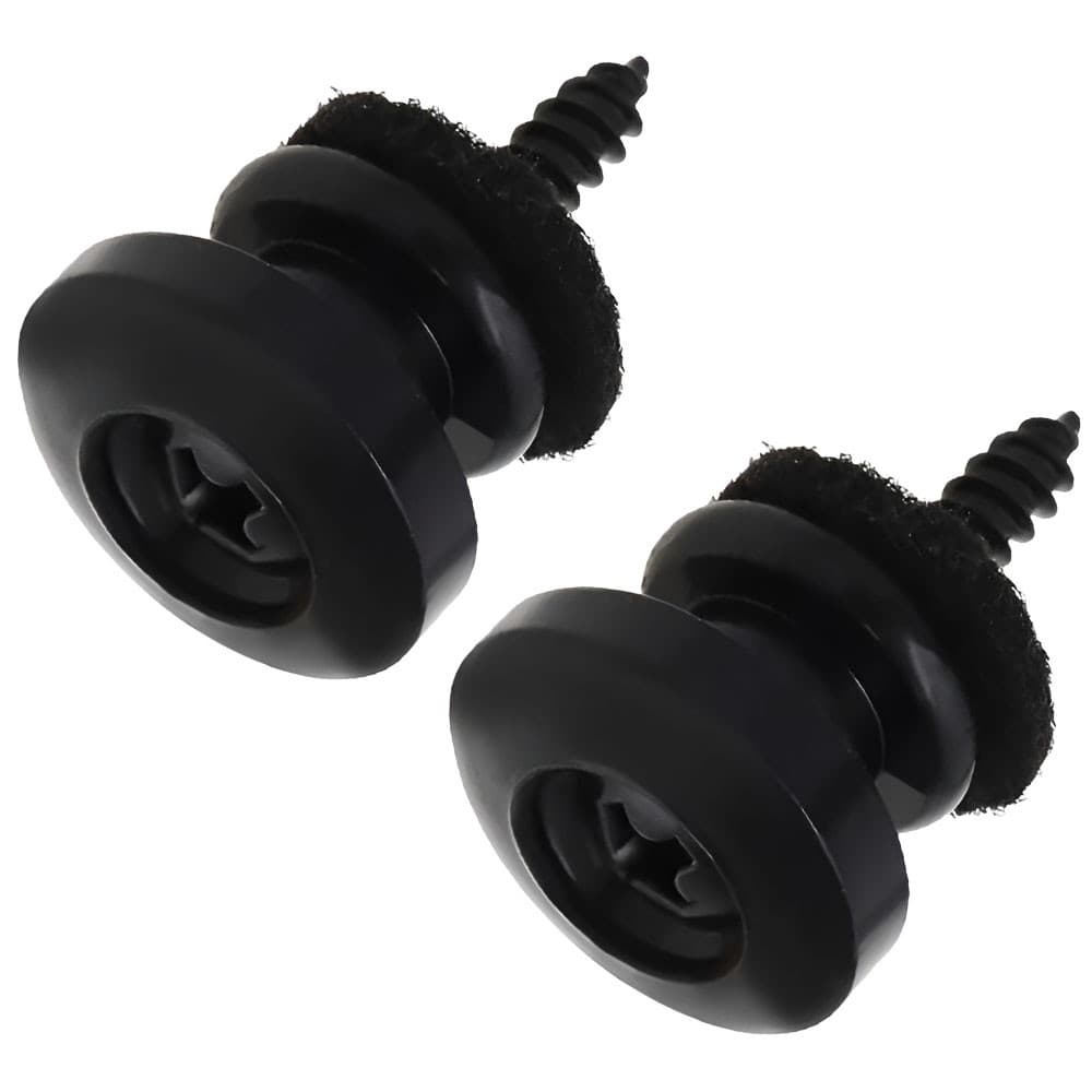 Par De Roldana Thida Para Violão Baixo Guitarra Parafuso Feltro Preta