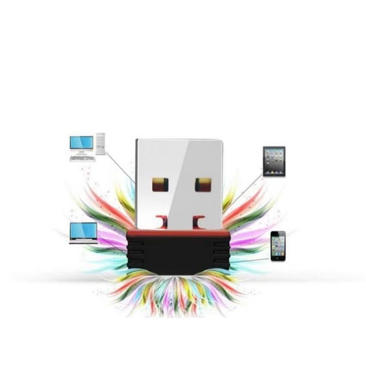 Mini Adaptador Receptor Wireless Usb 2.4ghz Wifi 900mbps
