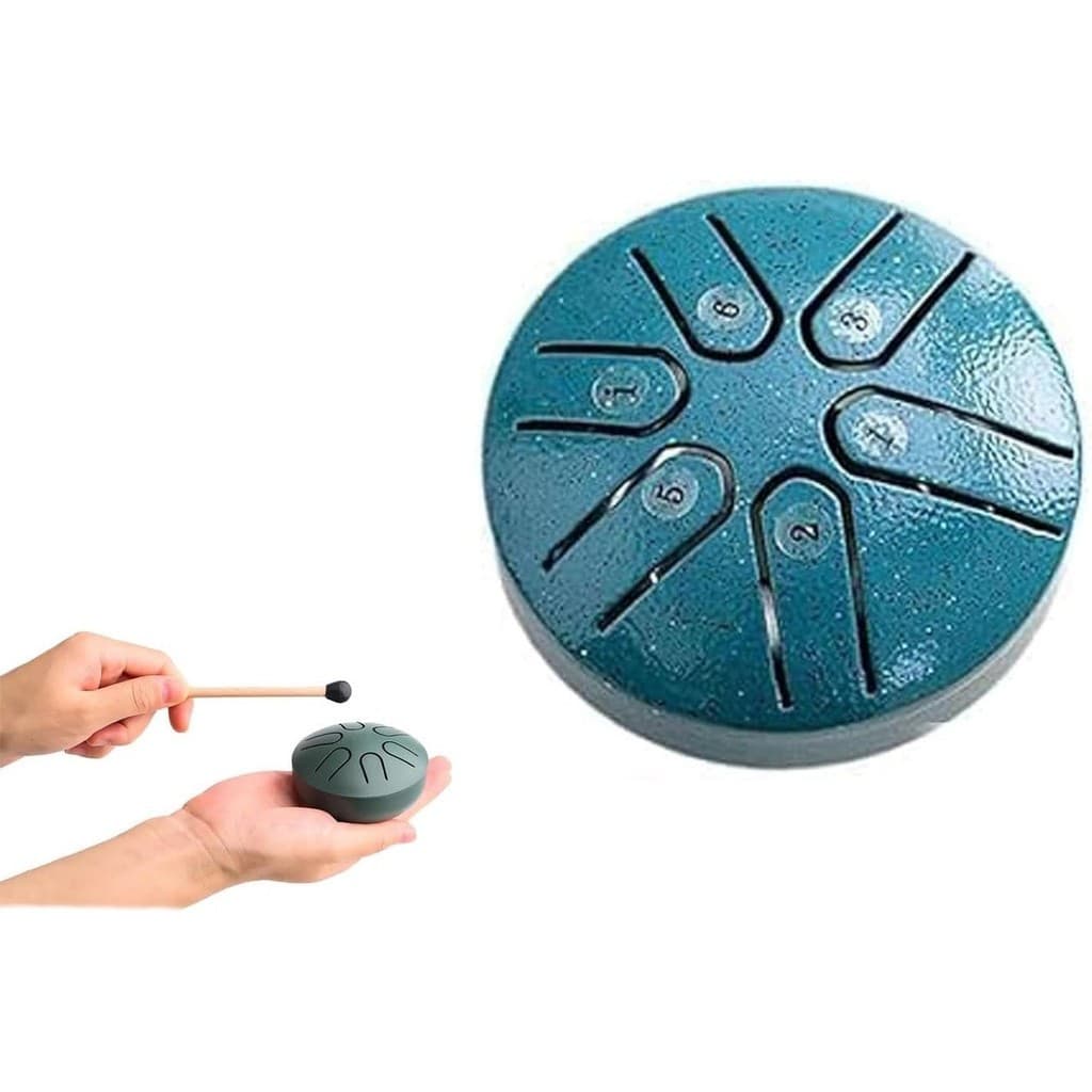 Tambor De Chuva Para O Exterior , Língua De Aço 3 Polegadas 6 Notas , Instrumento À Prova D'água Musical De Jardim Educação