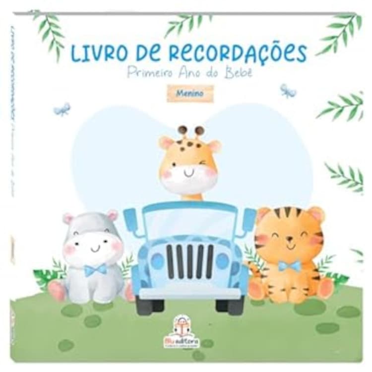 Livro de recordações - primeiro ano do bebê