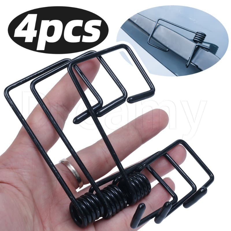 Mola Do Limpador De Pára-Brisas Automotivo 4Pcs-Inteligente Universal Durável-Acessórios Para Reparo De Automóveis-Ferramentas De Reposição Automotiva-Braço-Auxiliar De Potência De Caminhões