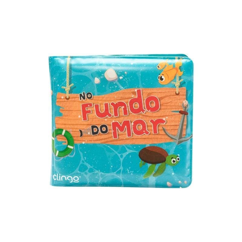 Livro Infantil de Banho No Fundo do Mar - Clingo