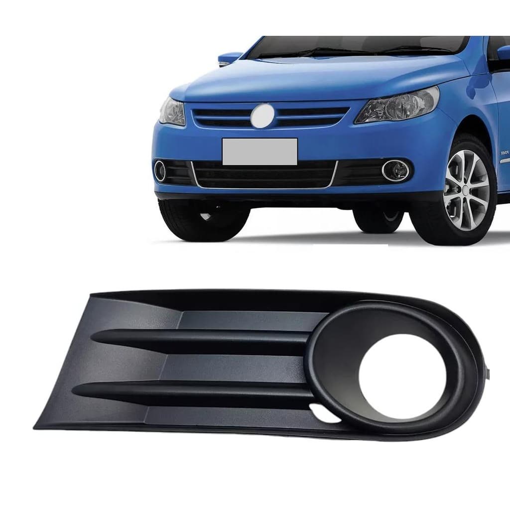Moldura Grade Para-choque Gol G5 C/ furo Milha Esquerdo