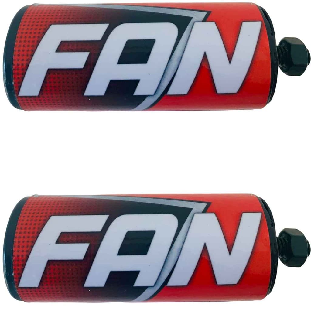 Fan Tubo Par Slider Protetor Carenagem Motor Tanque Vermelho Pedal Moto para Mata Cachorro