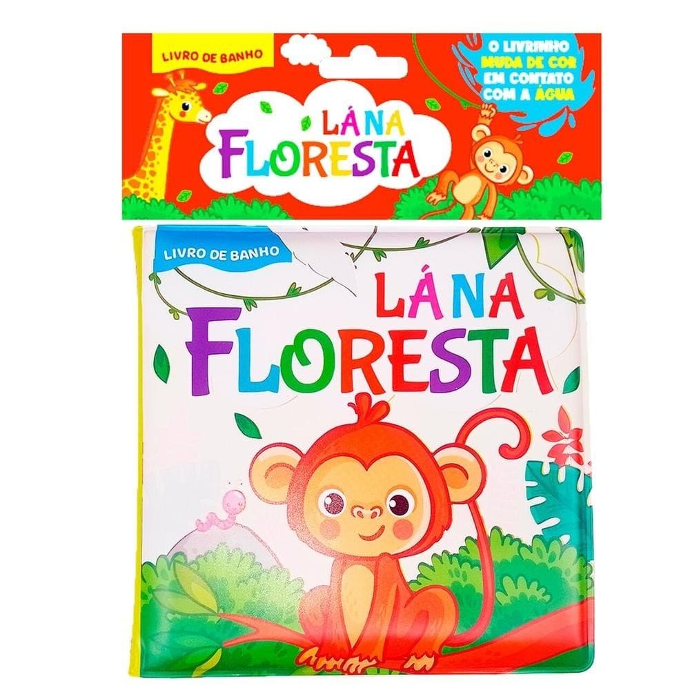 Lá na Floresta Livro de Banho
