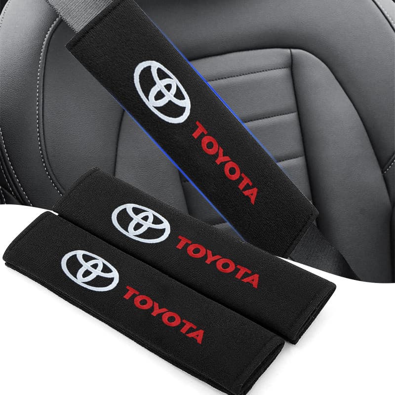 2 Pçs Novo Estilo Do Carro Cinto De Segurança Capa Almofadas Protetor Universal Para Toyota Chr Corolla Yaris Rav4 E150 